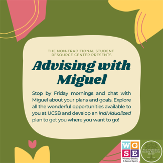 Advising hours with Miguel